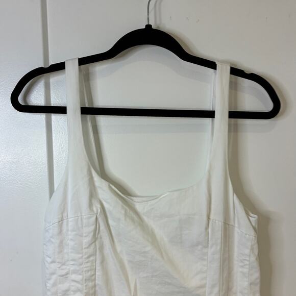 Zara White Sleeveless Mini Dress - Picture 2 of 8